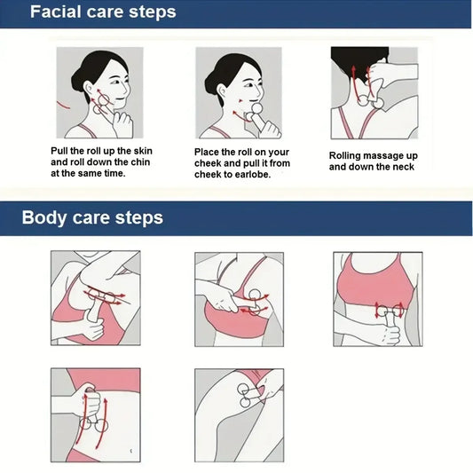 3D Dual-Ball Facial & Body Massage Roller