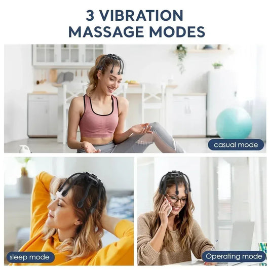 Intelligent Electric Octopus Head Massager